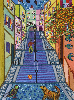 Montmartre, envolee de l'escalier